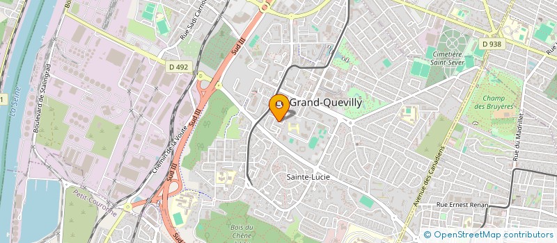 localisation de l'entreprise POUPEE BLEUE RECORDS  LE GRAND-QUEVILLY