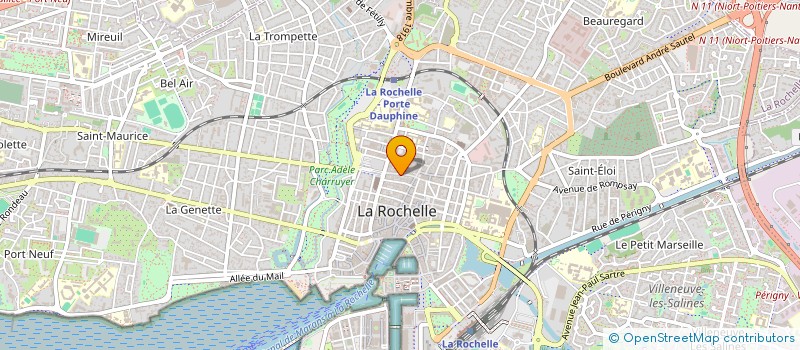 localisation de l'entreprise POUPEE POUDREE  LA ROCHELLE