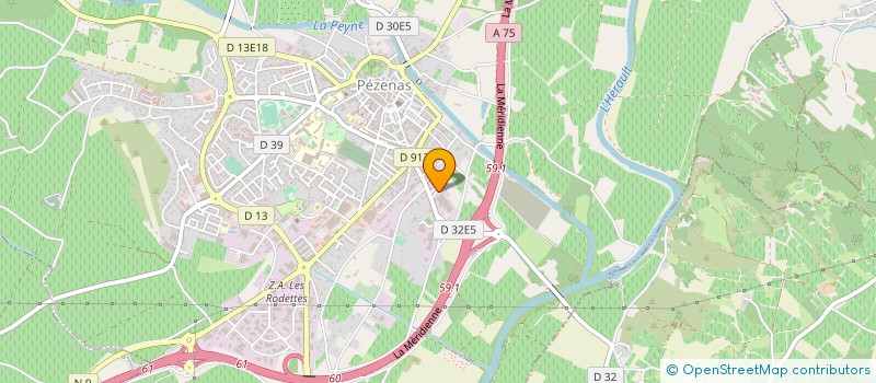 localisation de l'entreprise POUPEES DE CHAIR à PEZENAS