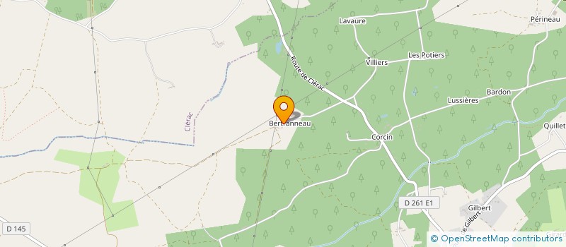 localisation de l'entreprise POUPELAIN à CLERAC