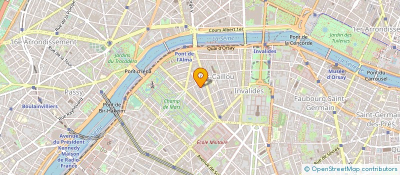 localisation de l'entreprise POUPI à PARIS
