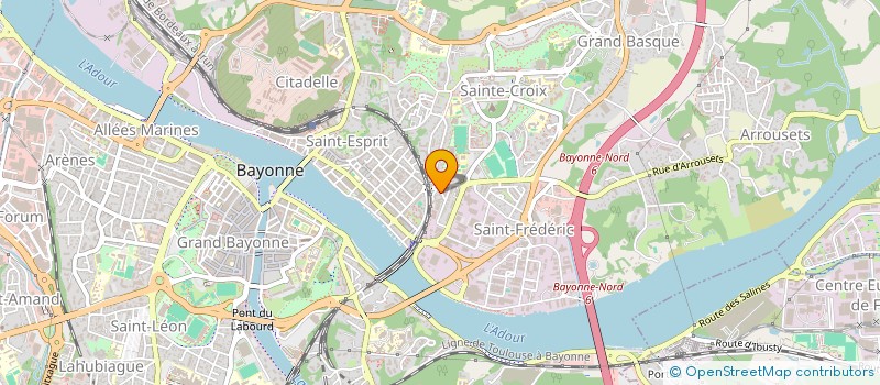 localisation de l'entreprise POUPI à BAYONNE