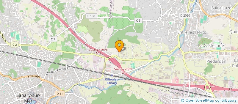 localisation de l'entreprise POUPI FAMILY  OLLIOULES