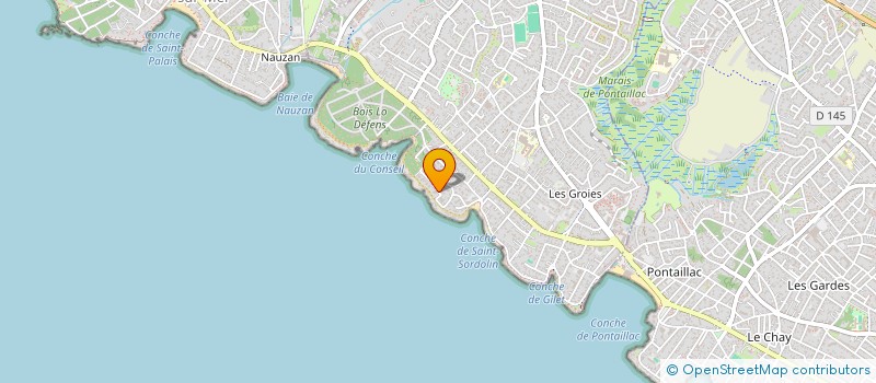 localisation de l'entreprise POUPIE  VAUX-SUR-MER