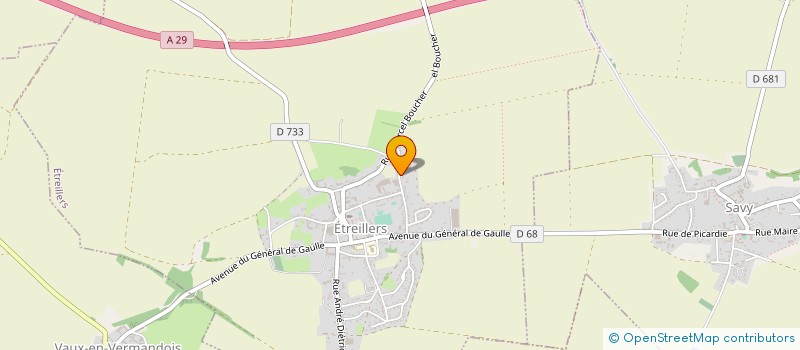 localisation de l'entreprise POUPIE  ETREILLERS