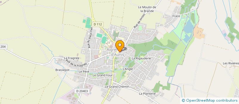 localisation de l'entreprise POUPIN  AIGREFEUILLE-D'AUNIS