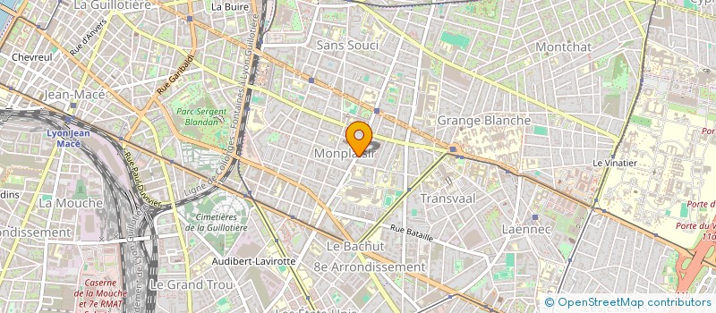 localisation de l'entreprise POUPINELLE  LYON