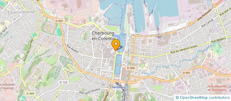 localisation de l'entreprise POUPIO IMMOBILIER à CHERBOURG-EN-COTENTIN