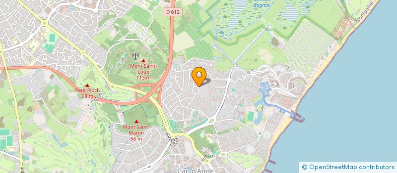 localisation de l'entreprise POUPIX & CO  AGDE