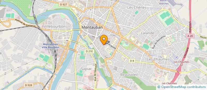 localisation de l'entreprise POUPNPET  MONTAUBAN