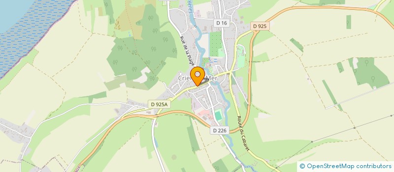 localisation de l'entreprise POUPON  CRIEL-SUR-MER