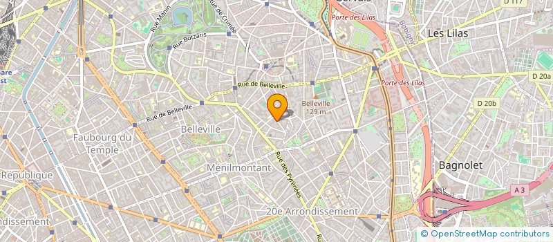 localisation de l'entreprise POUPON MONT PARADIS AS L'ARBRE à PARIS