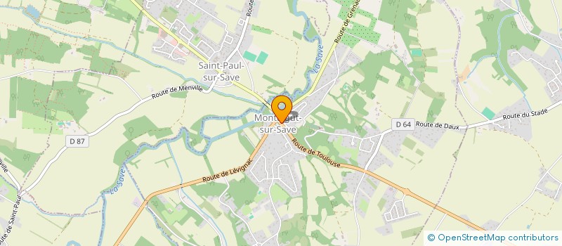 localisation de l'entreprise POUPOT à MONTAIGUT-SUR-SAVE