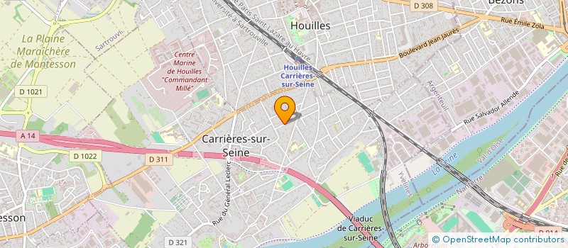 localisation de l'entreprise POUPOU SCI  CARRIERES-SUR-SEINE