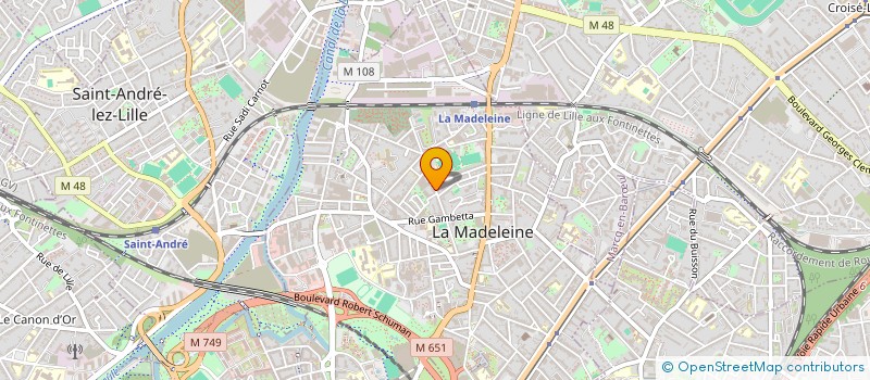 localisation de l'entreprise POUPOUMRE  LA MADELEINE