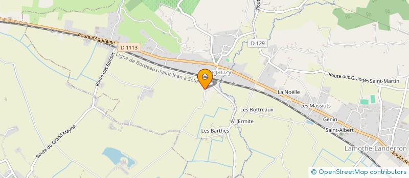 localisation de l'entreprise POUPOUX  MONGAUZY