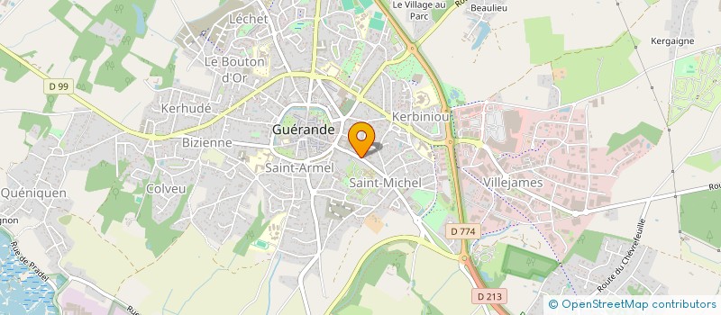 localisation de l'entreprise POUPSAVENIR  GUERANDE