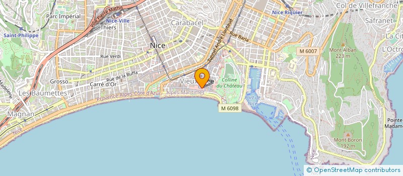 localisation de l'entreprise POUPY à NICE