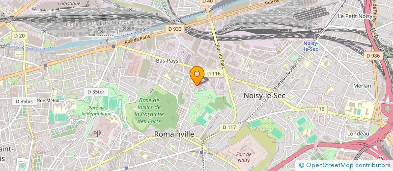 localisation de l'entreprise POUR 1 SOURIRE à ROMAINVILLE
