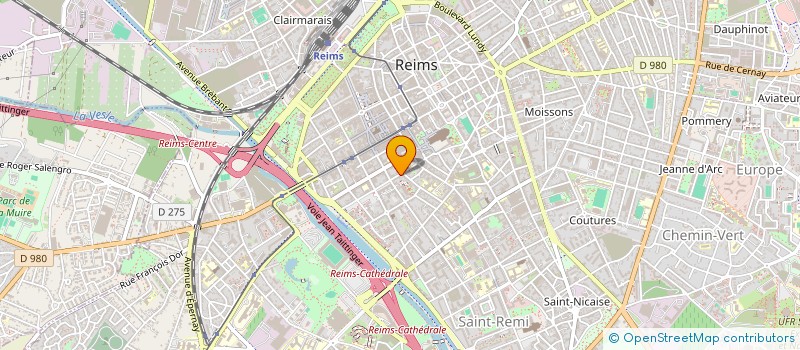 localisation de l'entreprise POUR à REIMS
