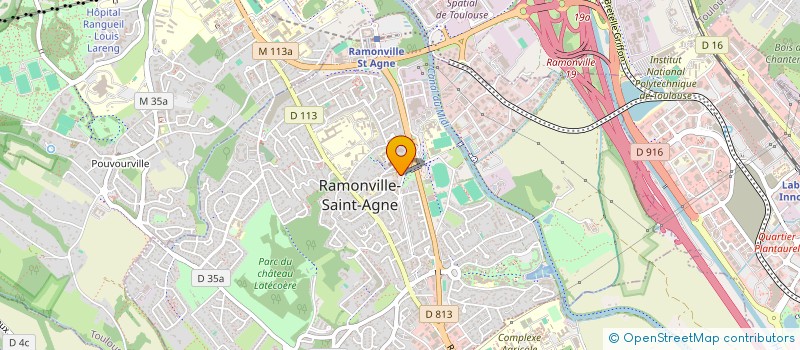 localisation de l'entreprise POUR 9 MUSES à RAMONVILLE-SAINT-AGNE