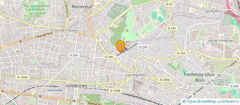 localisation de l'entreprise POUR AINSI DIRE à FONTENAY-SOUS-BOIS