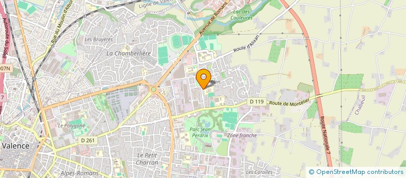 localisation de l'entreprise POUR ANIMER LE QUARTIER TOUS ENSEMBLE à VALENCE