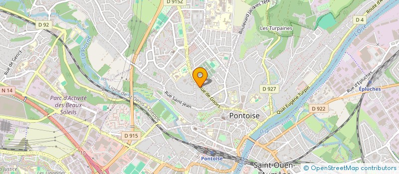 localisation de l'entreprise POUR APPRENTISSAGE FORMATION PROF BATIM à PONTOISE
