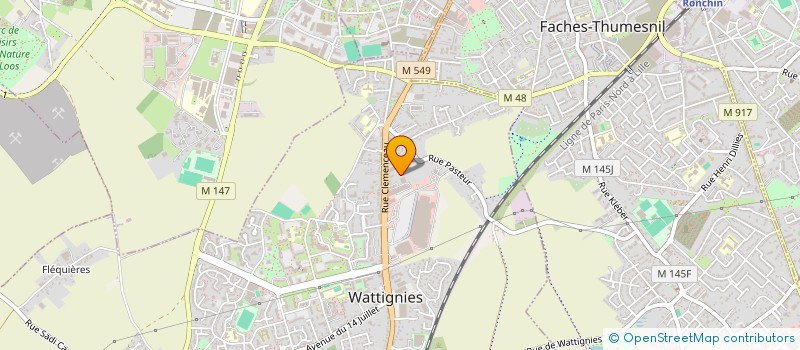 localisation de l'entreprise POUR DE VRAI à WATTIGNIES