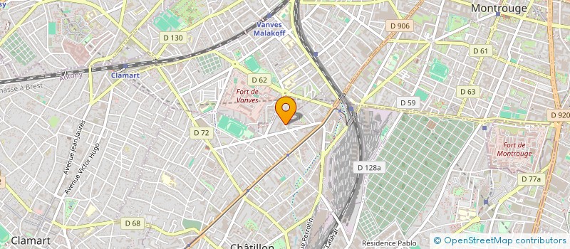 localisation de l'entreprise POUR DECOUVERTE DE LA MUSIQUE à CHATILLON