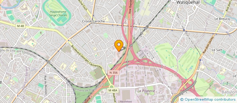 localisation de l'entreprise POUR DEVELOP FORMATION PAR APPRENTISSAGE à MARCQ-EN-BARŒUL