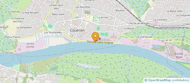 localisation de l'entreprise POUR ELLE ET LUI SELF - DEFENSE / JUJITSU à COUERON