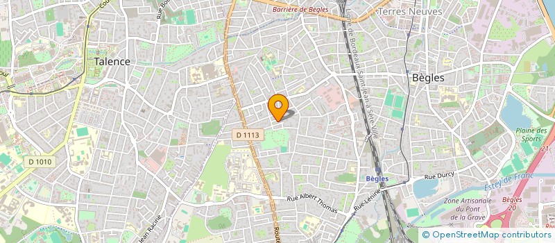 localisation de l'entreprise POUR ELLES! à BEGLES
