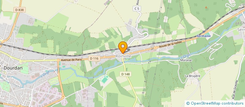 localisation de l'entreprise POUR EUX  SAINT-CYR-SOUS-DOURDAN