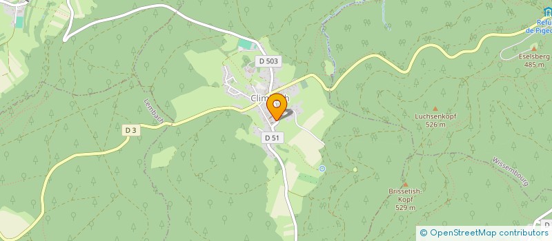 localisation de l'entreprise POUR EUX  CLIMBACH