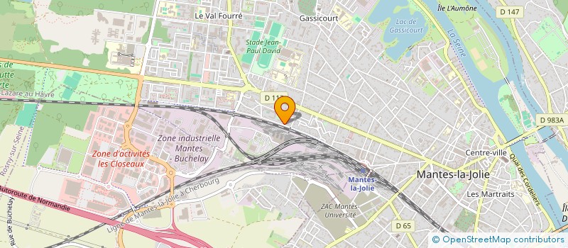 localisation de l'entreprise POUR FORMATION INFORMATIQUE RESSOURCES  MANTES-LA-JOLIE