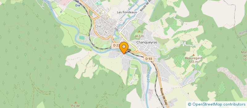 localisation de l'entreprise POUR KARAM à DIE