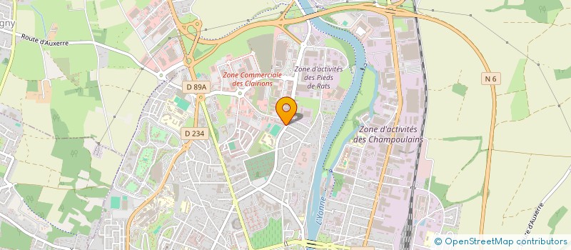 localisation de l'entreprise POUR L à AUXERRE
