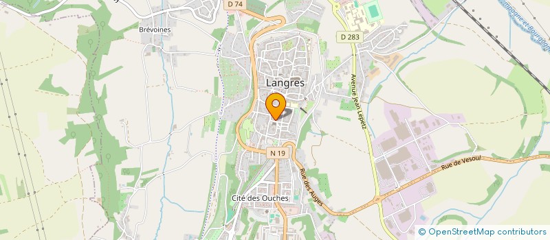localisation de l'entreprise POUR L à LANGRES