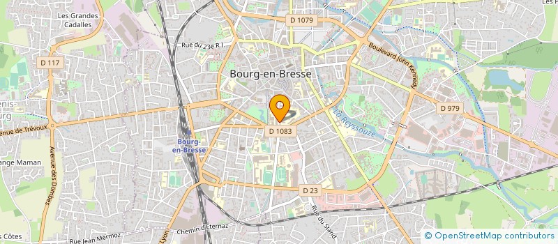 localisation de l'entreprise POUR L ACCUEIL LA FORMATION ET L INSERTION DES PERSONNES SOURDES à BOURG-EN-BRESSE