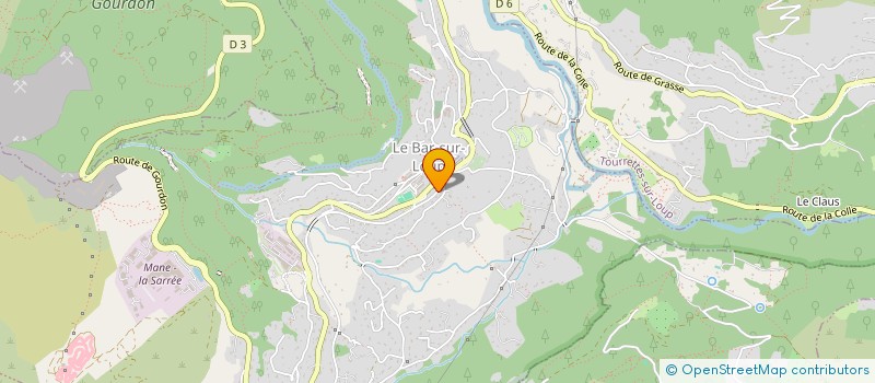 localisation de l'entreprise POUR L'AMOUR DE L'ART à LE BAR-SUR-LOUP