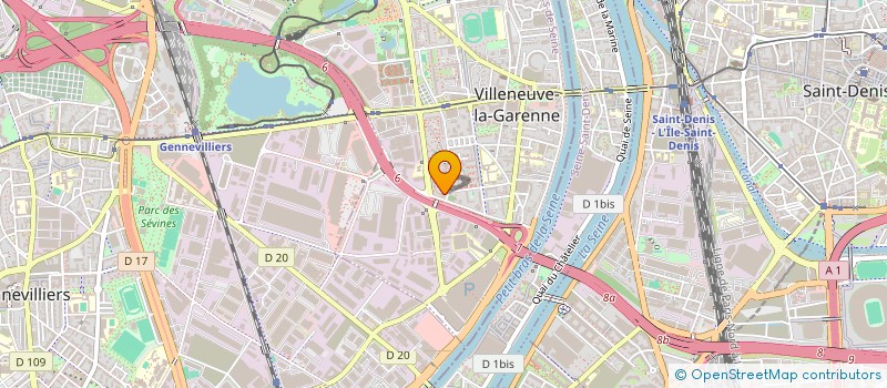 localisation de l'entreprise POUR L'AMOUR DU CHRIST à VILLENEUVE-LA-GARENNE