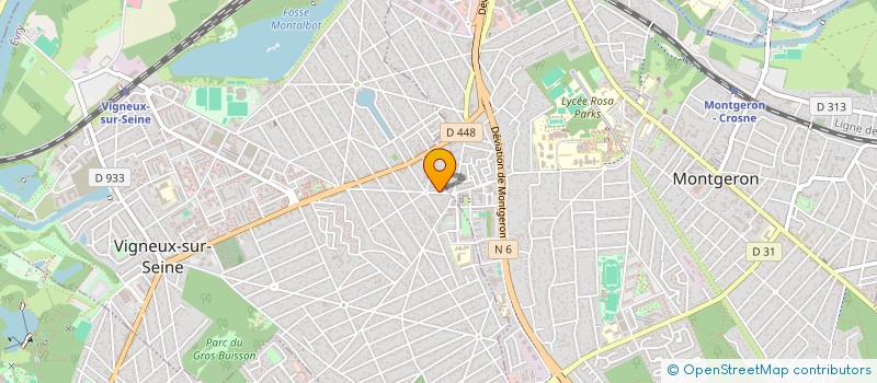 localisation de l'entreprise POUR L'AMOUR DU CONGO à VIGNEUX-SUR-SEINE