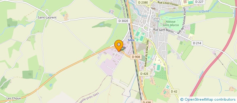 localisation de l'entreprise POUR L EDUCATION ET LA FORMATION A LA SECURITE ROUTIERE à SEES