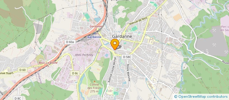 localisation de l'entreprise POUR L'EMPLOI à GARDANNE