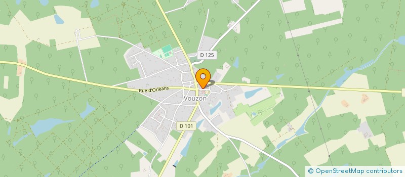 localisation de l'entreprise POUR L'ENFANCE ET JEUNESSE VOUZONNAISE à VOUZON