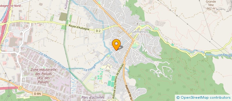 localisation de l'entreprise POUR L ENSEIGNEMENT ET LA RECHERCHE SUR LE LANGAGE DE L ENFANT  GEMENOS