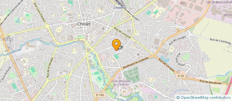 localisation de l'entreprise POUR L'EVOLUTION LE RENOUVEAU ET LA LIBRE EXPRESSION (PERLE) à CHOLET