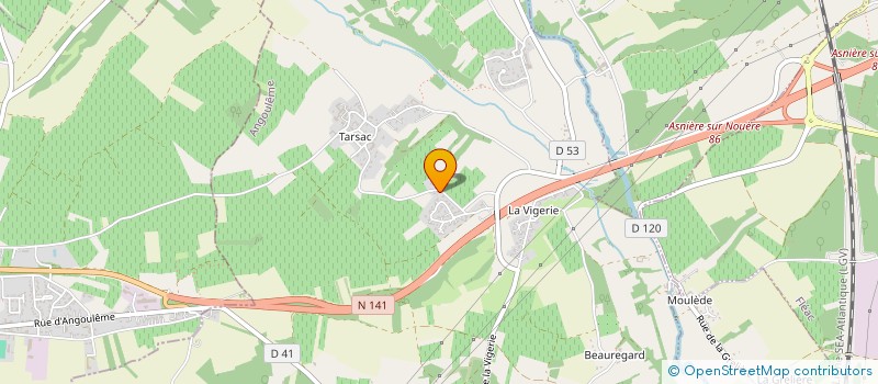 localisation de l'entreprise POUR L'HISTOIRE DE LA CHARENTE à MOULIDARS