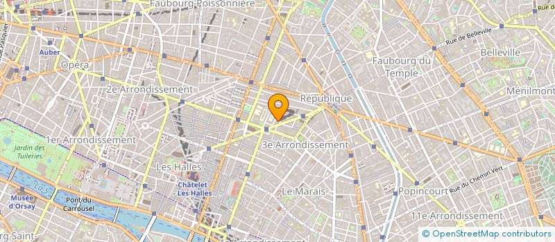 localisation de l'entreprise POUR L'IMMIGRA MAGHREB ARABE à PARIS